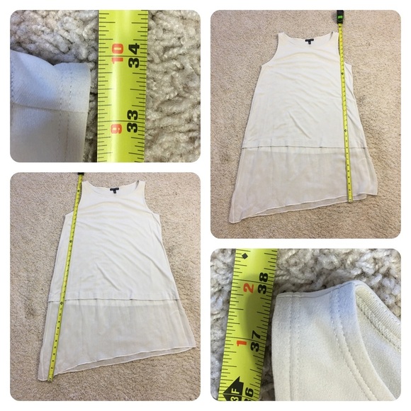 Eileen Fisher Silk Jersey & Chiffon Tunic - Picture 4 of 5